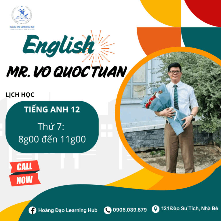 KHAI GIẢNG LỚP TIẾNG ANH 12 THẦY TUẤN